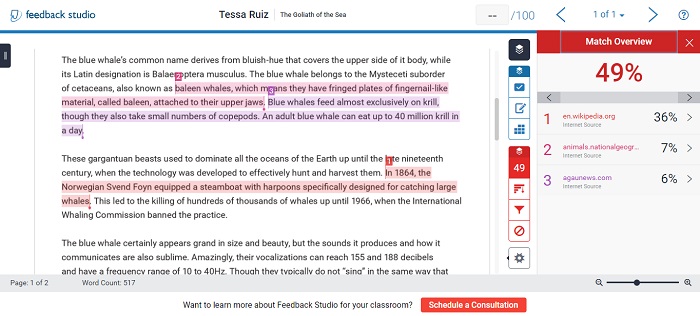 turnitin similarity checker