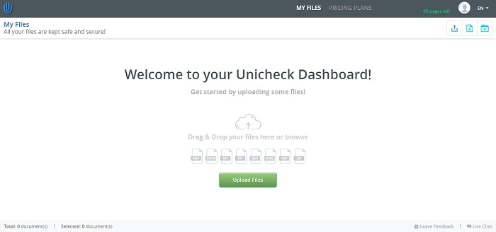 Unicheck interface