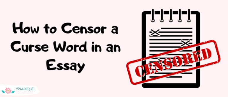 how-to-censor-a-curse-word-in-an-essay-tips-and-tricks