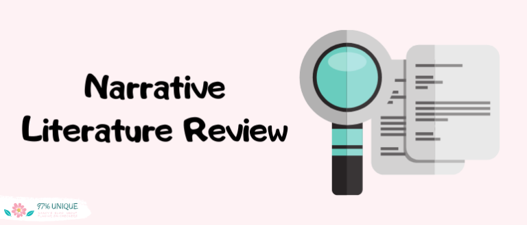 narrative literature review en francais