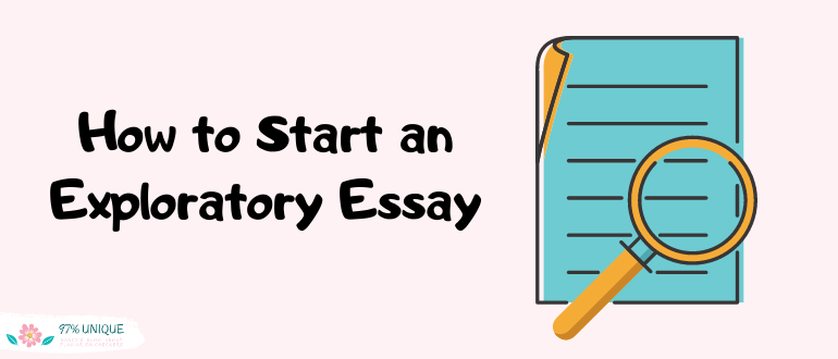 define a exploratory essay