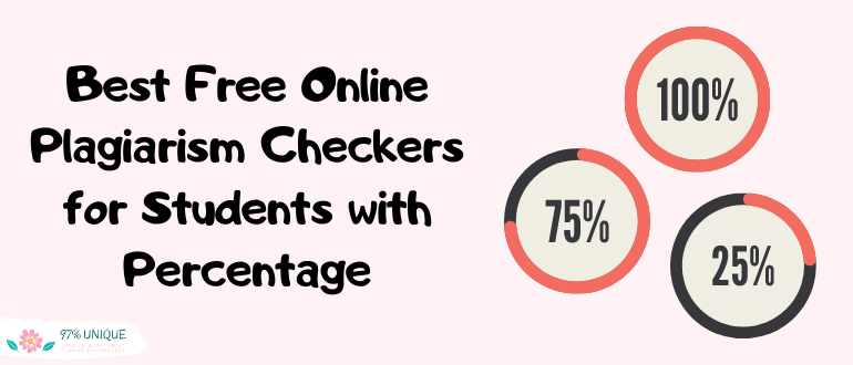 free plagiarism checker in percentage