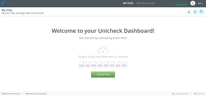 Unicheck Dashboard